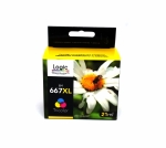CARTUCHO DE TINTA LOGIC ALTERNATIVA HP667XL COLOR (21ml - 700 Pág.Aprox ...
